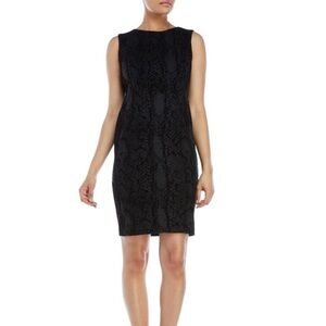 NWOT CARMEN MARC VALVO  black sleeveless dress 12